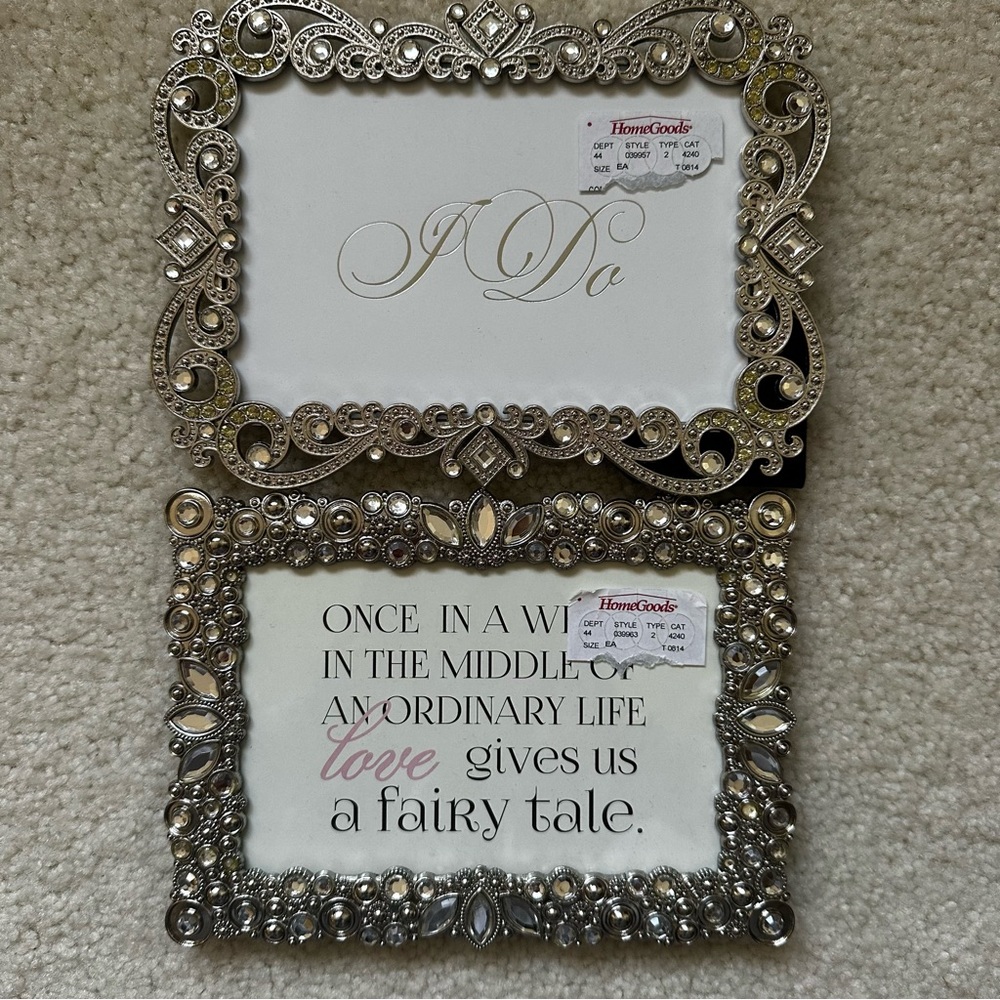 Home Goods Ornate Silver Picture Frames